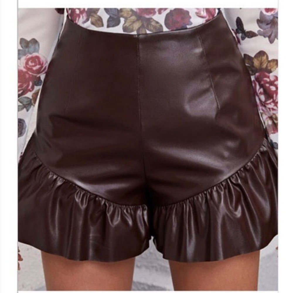 Leather Shorts